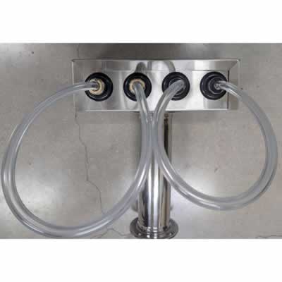 Beer Faucet Jumper for Beer Line Cleaning (Alternate View 3)